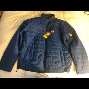 Carhartt Men’s Puffer Rain Jacket (Size large tall)
